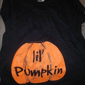 Maternity fall shirt